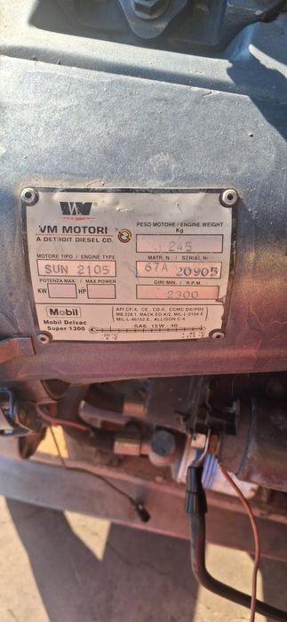 Motor VM 2 pistone motopompa generator tractoras motoagricola