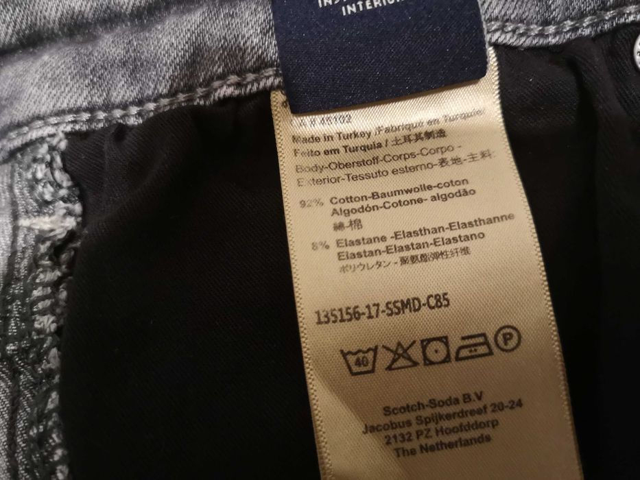 ''Scotch & Soda Smoker Super Skinny Fit Dart Jeans''оригинални дънки