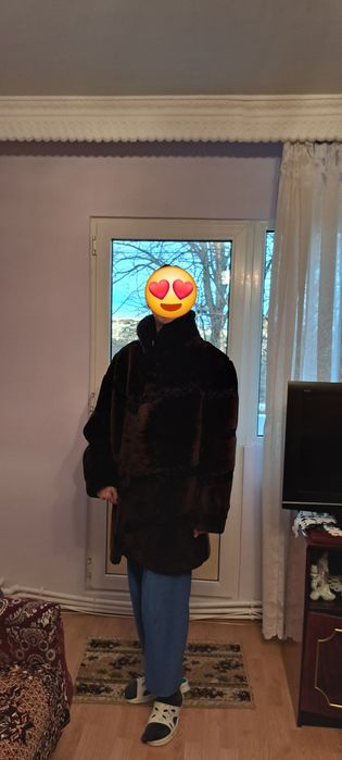 Haină blană mouton dore