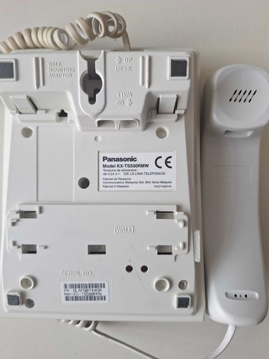 Panasonic KX-TS500RMW Corded Landline Telephone – White
