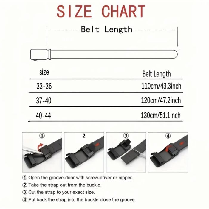 Мъжки официален кожен колан/Автоматичен с тъмна катарама -15% Промоция