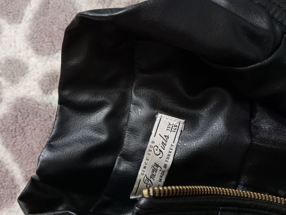 Кожанка для девочек