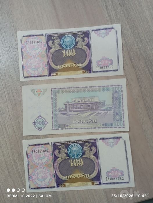 Original pul. Yahshi saqlangan yangi boʻlib turibdi. 3ta bor