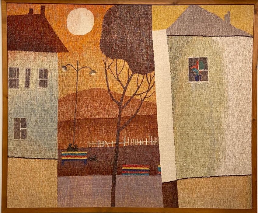 Гобелен авторский «Осенний вечер», 100×120