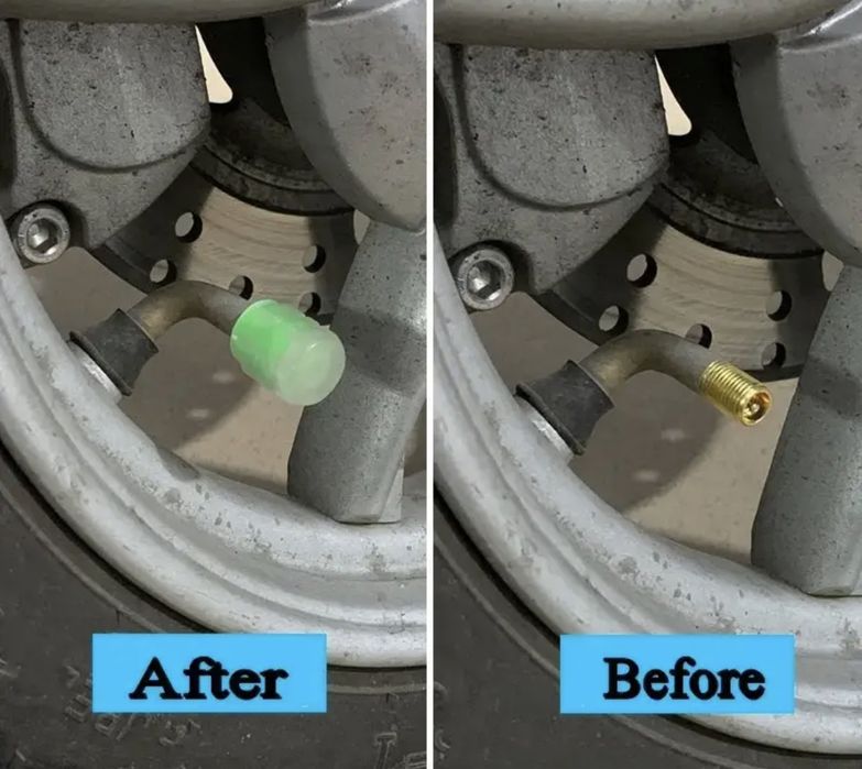 Set 4buc - Capac Roata Fluorescent