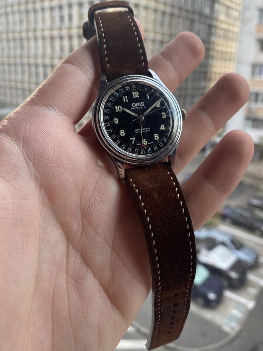 Oris Pointer Date, calibru 705, anii '60-'70