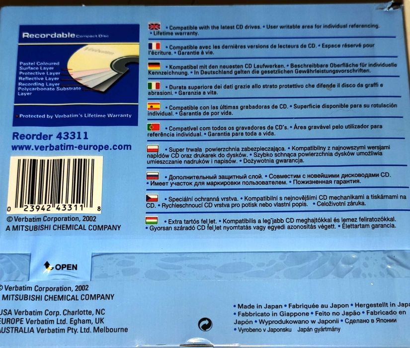 Verbatim CD-R "Pastel disk"