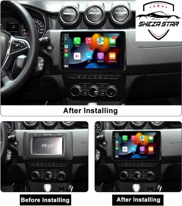 Мултимедия за Renault Dacia Duster HM 2 II Arkana 1 навигация Android