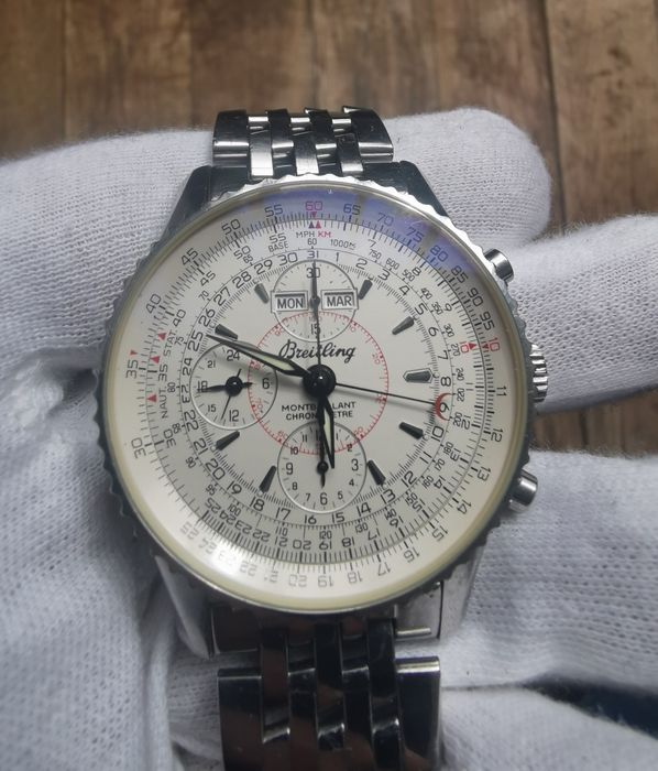 Breitling Montbrillant Datora A21330 – Triplu Calendar, brățară originală completă