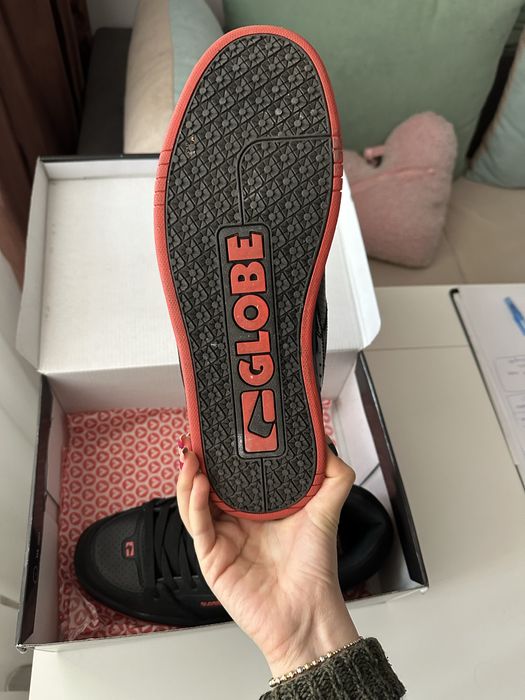 Adidasi skate - black/red - barbati, masura 46