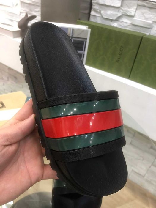 Papuci Gucci Negri