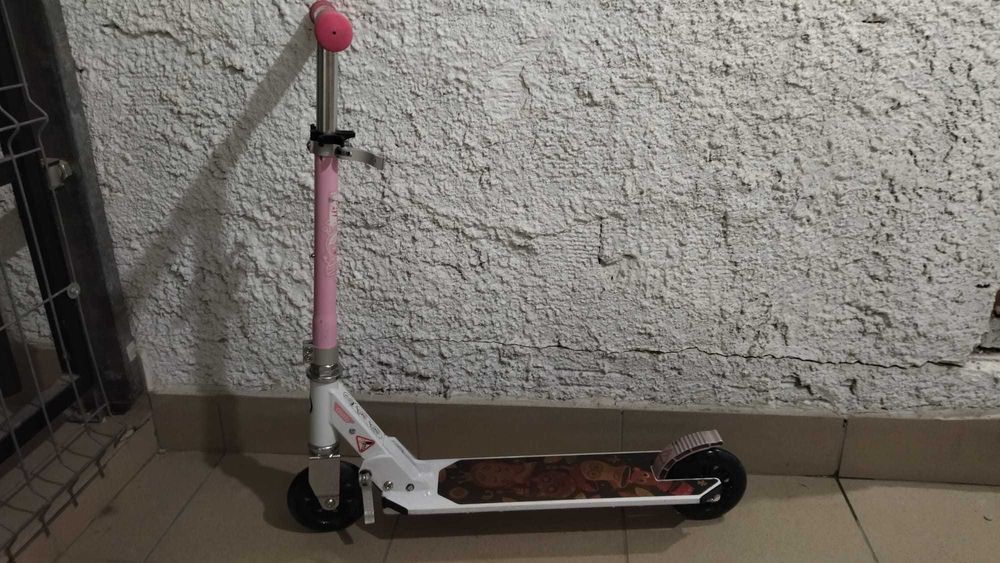 Trotinetă MID 1 Alb-Roz Copii - OXELO