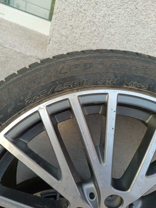 Jante Roti Mercedes A Cauciucuri Iarna 225 45 18 5x112
