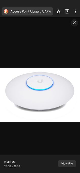 Access point, Ubiquiti UniFi UAP- nanoHD plus adaptor u-Poe af