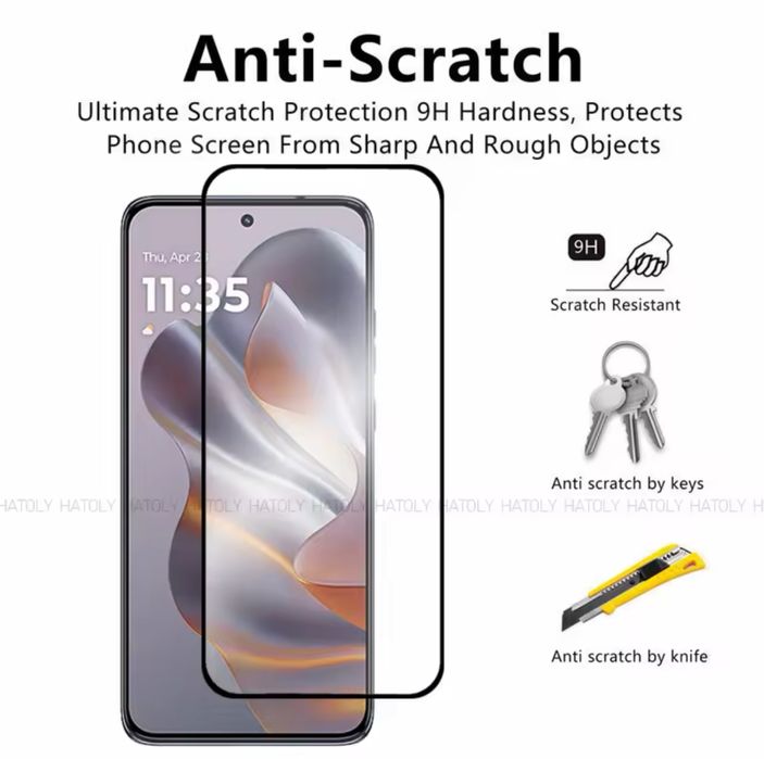 Folie sticla 20D Full Glue pentru Motorola Edge 50 Neo