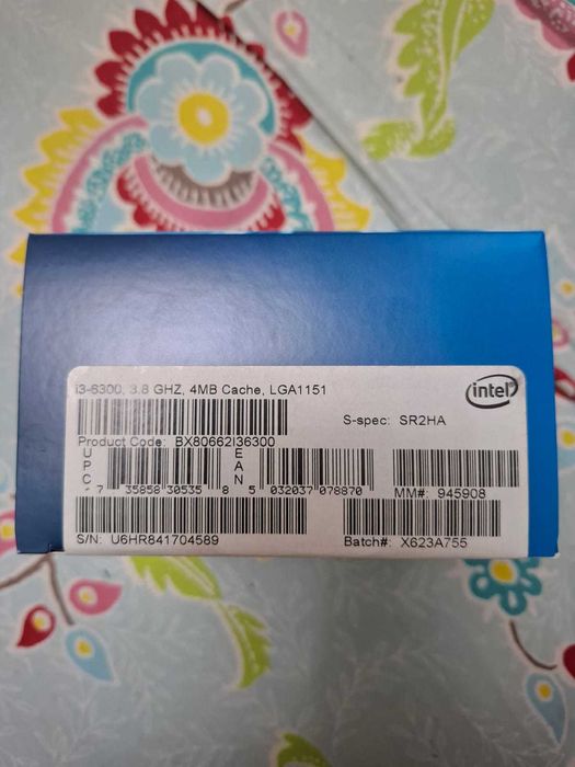 Процессор Intel i3 Sky Lake