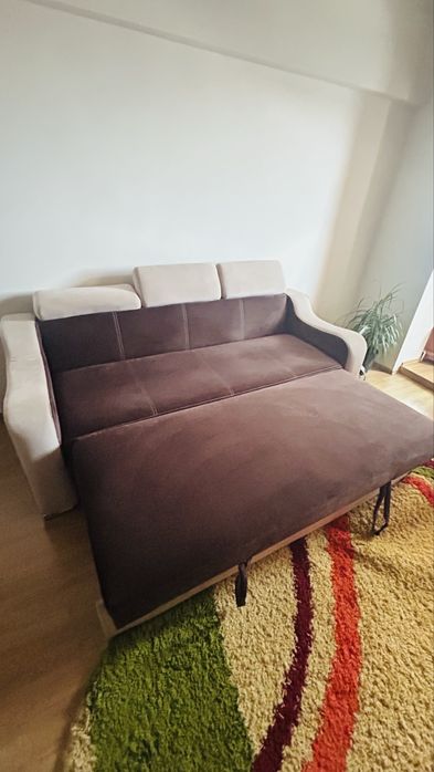 Canapea extensibila + doua fotolii