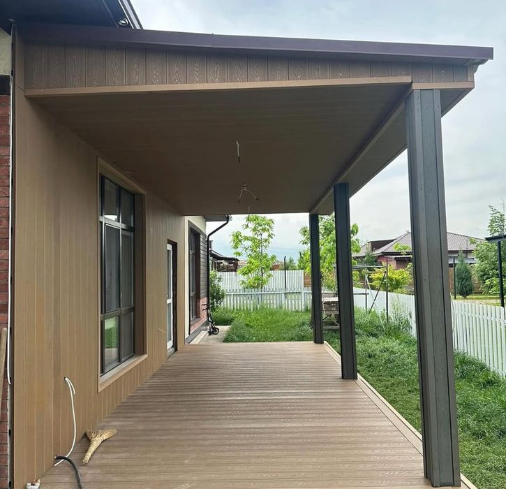 Террасная доска, ДПК, Декинг, монтаж