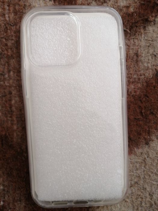 Нов Двоен силиконов кейс за iphone 13 pro