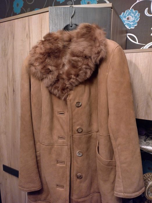 Кожен кожух от овча кожа