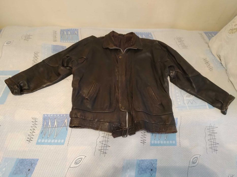 Мужская кожаная куртка раз.50-52…