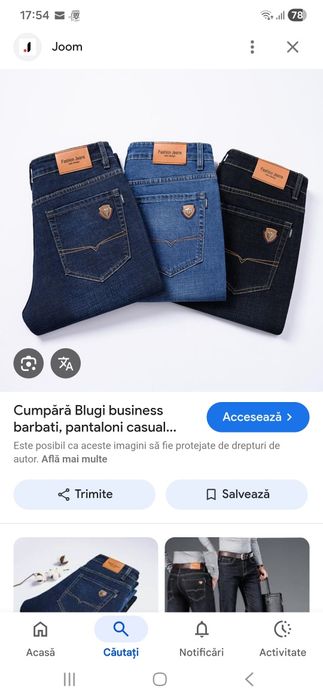 Vând blugi set 3 perechi