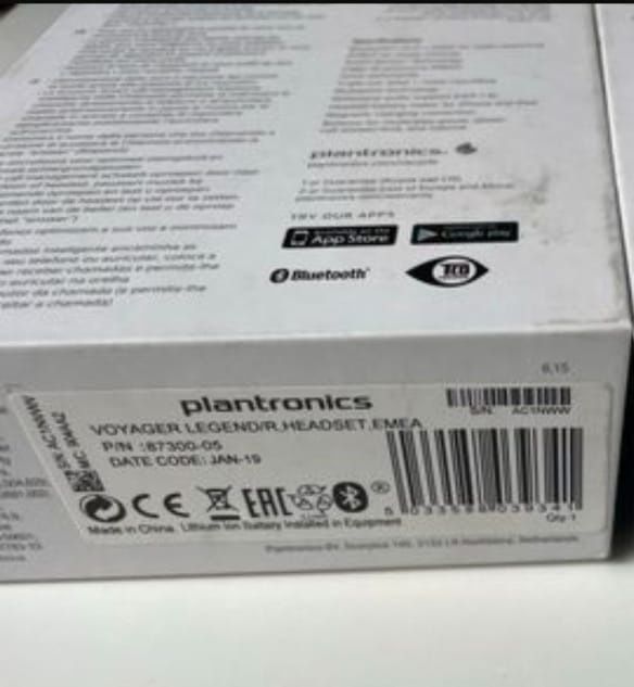 Vand Plantronics Voyager Legend In-ear Bluetooth Handsfree Cască Negru