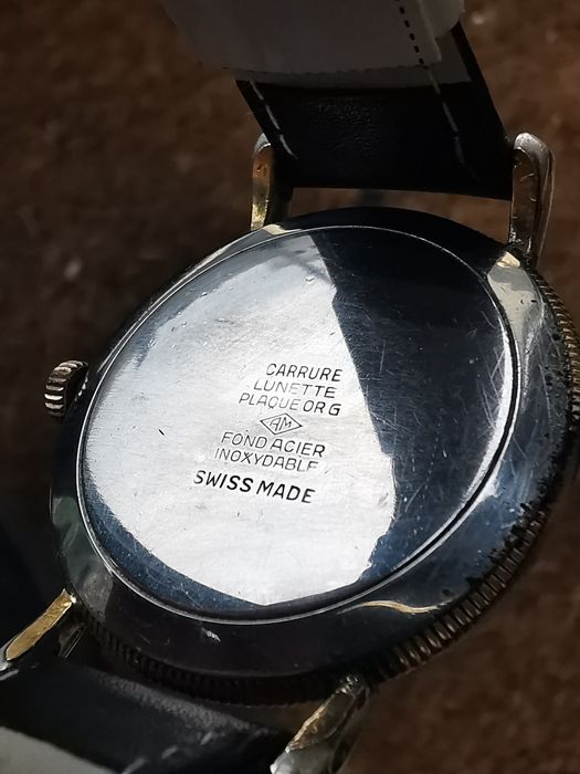 Ceas EDOX De Luxe - Jumbo - 37 mm Funcționează excelent - Rar!