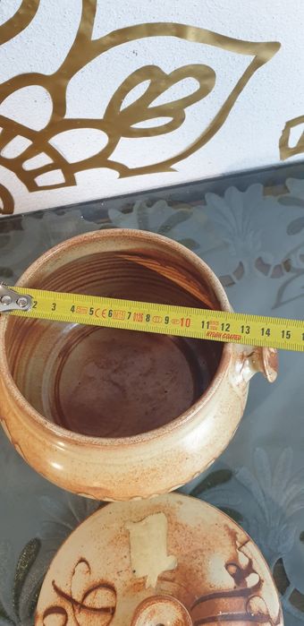 Vas ceramic glazurat