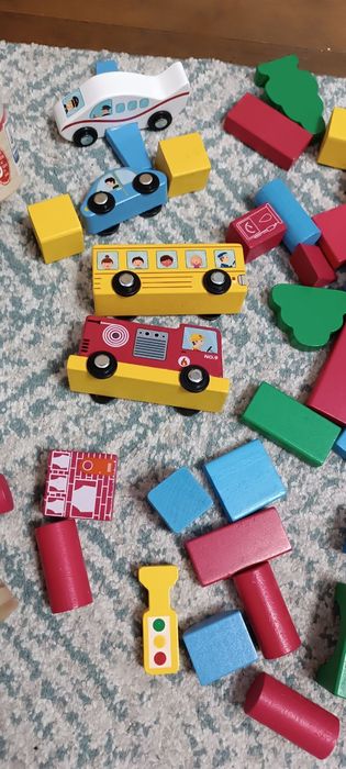 Дървен конструктор Play tive 50 части 2 броя
