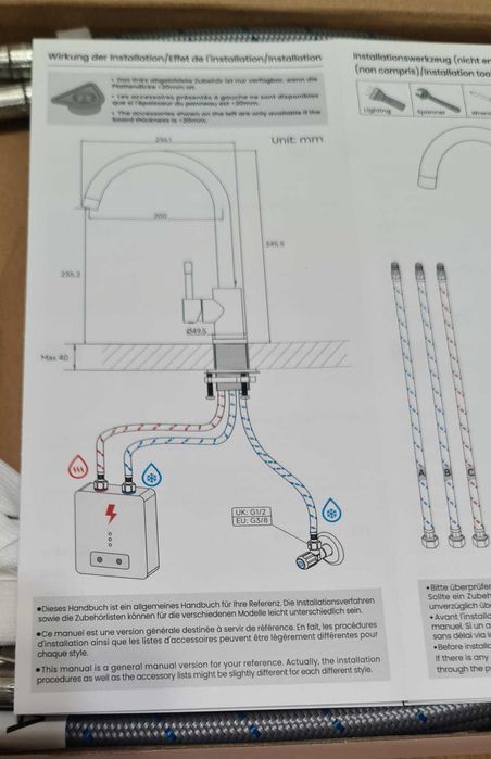 Instant electric apa calda 6000W
