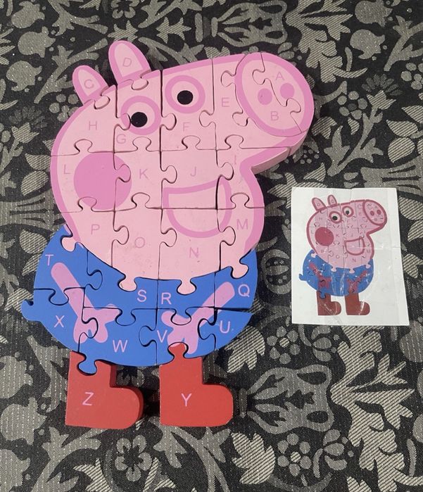 Set jocuri,puzzle sau peppa pig din lemn