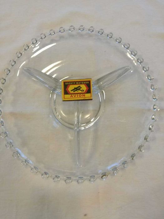 Хрустальная этажерка для фруктов и блюдо- минажница для нарезки