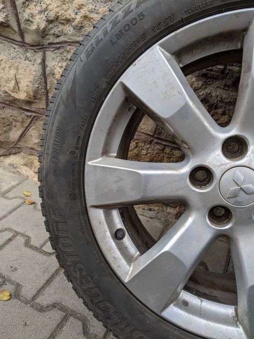 Set 4 anvelope de iarna Bridgestone Blizzak, 225/55/R18 cauciucuri M+S