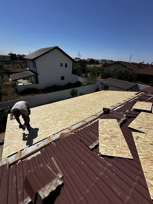 Reparatii acoperisuri montaj tigla metalica dulgherie terase izolatii