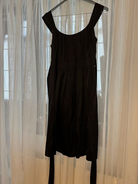 Rochie de matase, neagra, marimea S