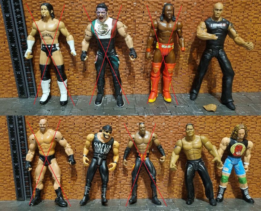 WWE RAW фигури кечисти
