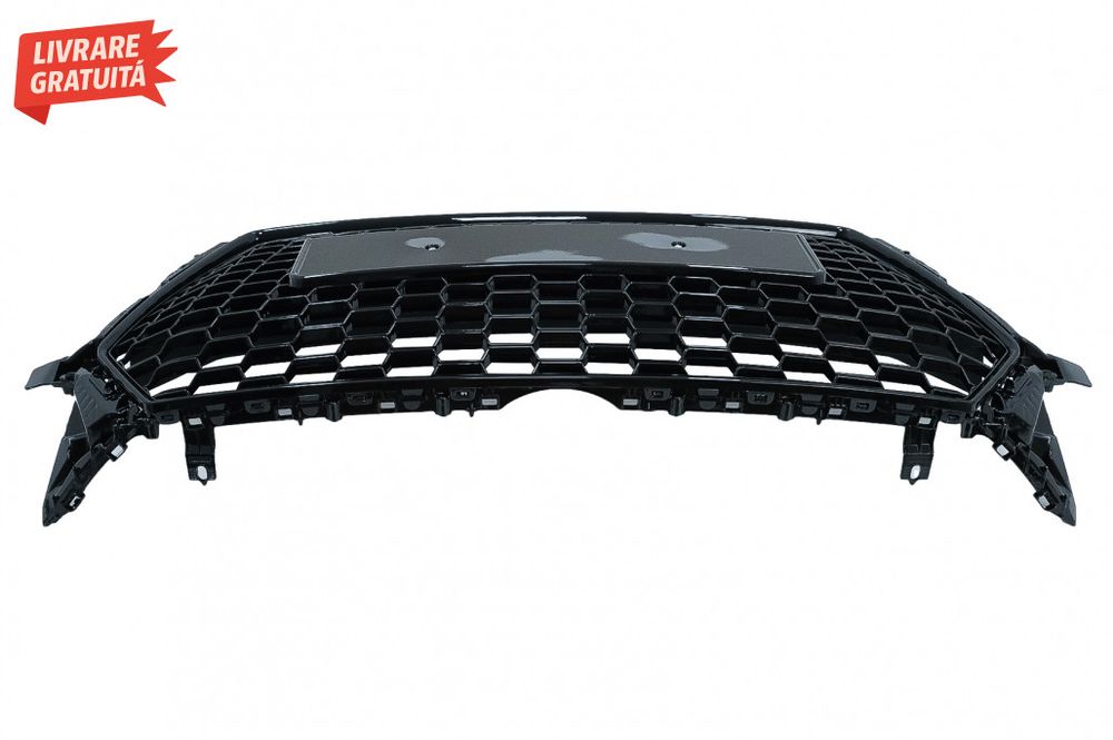 Grila Centrala Audi TT FV 8S (2015-2017) RS Design Negru Lucios