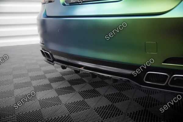 Prelungire splitter lip bara spate Bmw Seria 7 F01 2008-2013 v2 Maxton