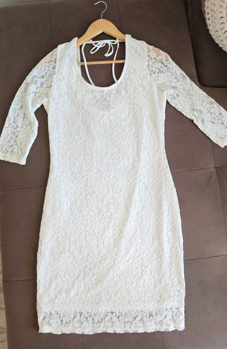 Нова дамска рокля дантела размер М