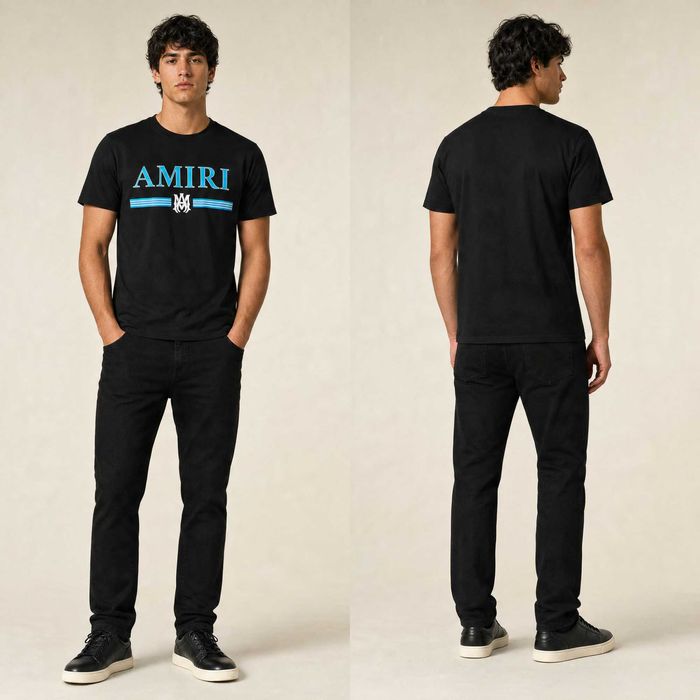 Мъжка тениска Amiri Regular Fit - S XL