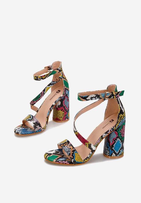 Дамски сандали на ток