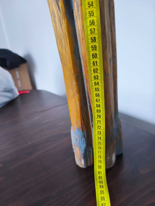 Дървени антични статуетки на котки 80 см високи