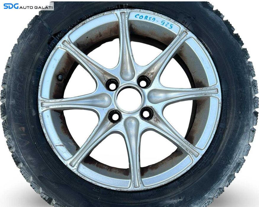 Set 4 Jante Janta Roata Roti Aluminiu 185 60 14 R14 Chevrolet Spark 2010 - 2015 (TS8907 6JX14H2 KM724) [JNT0035]