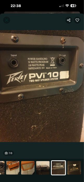 Boxe pasive pvi 10 si amplificator cub