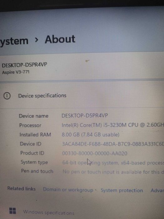 Acer Aspire V3-771