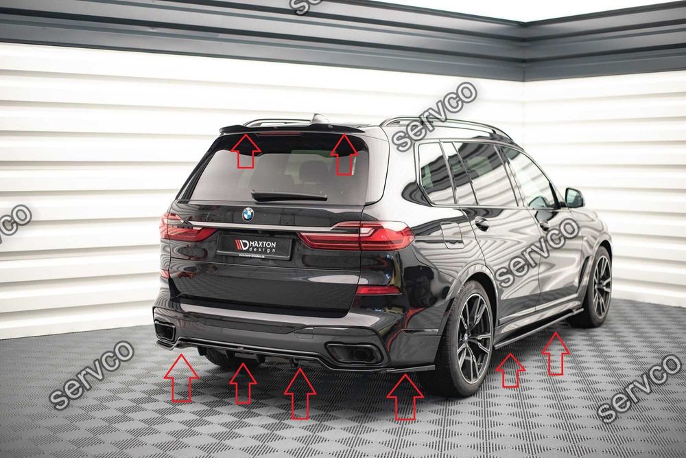Pachet Body kit tuning BMW X7 M G07 2018-22 v1 Maxton Design
