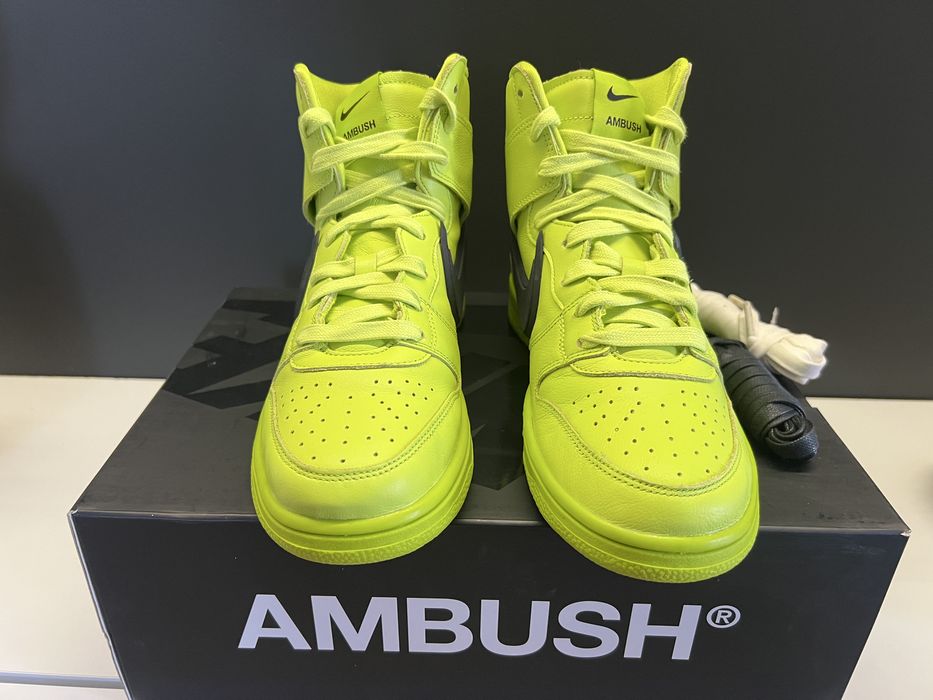 Nike Sb Dunks Ambush Neon