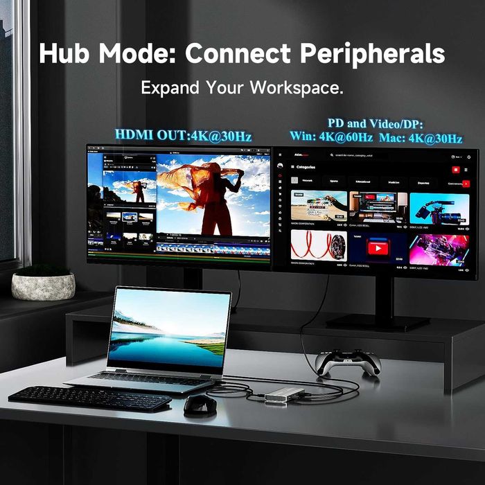 WAVLINK карта за видеозаснемане за стрийминг оборудване, 4K HDMI