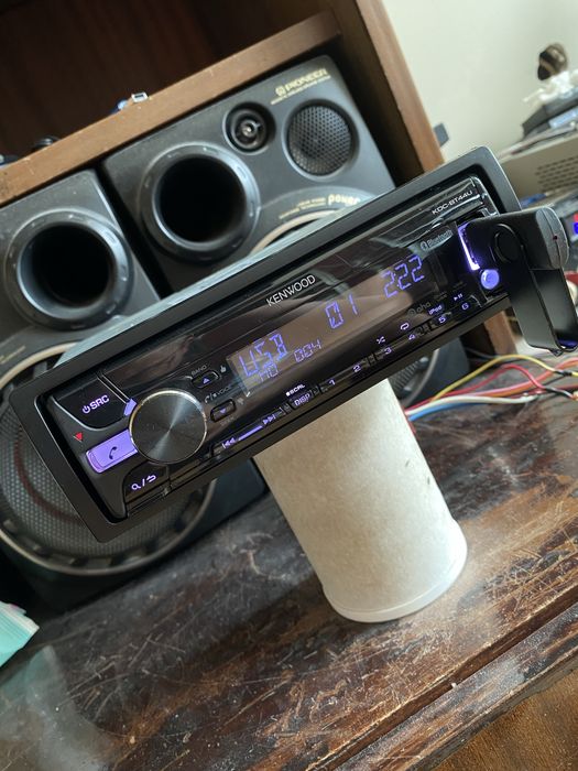 KENWOOD KDC-BT44U - ВИСОК КЛАС - USB Bluetooth CD mp3 плеър за кола сд авто радио